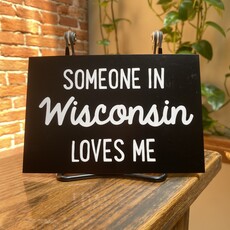 Rock Scissor Paper Someone In Wisconsin Loves Me - Postcard