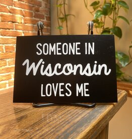 Rock Scissor Paper Someone In Wisconsin Loves Me - Postcard