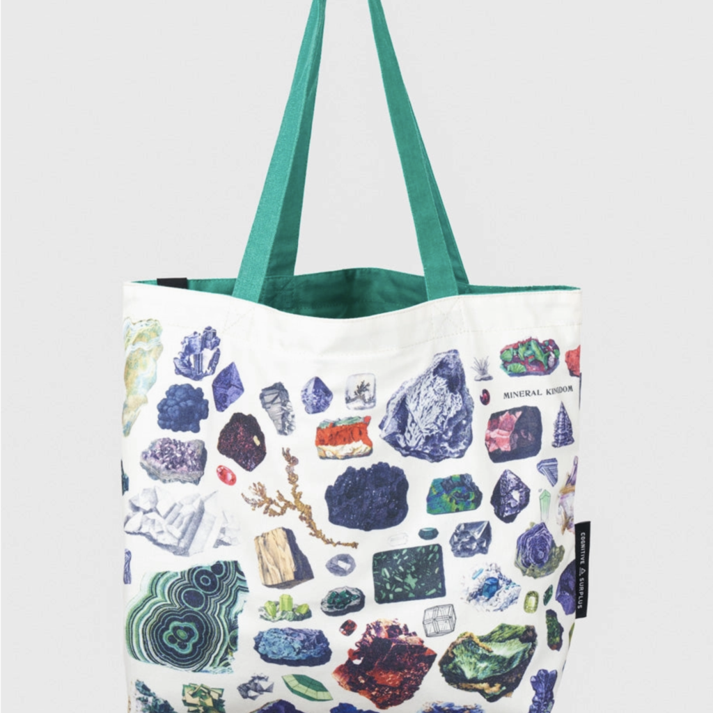 Cognitive Surplus Gems & Minerals Canvas Tote Bag