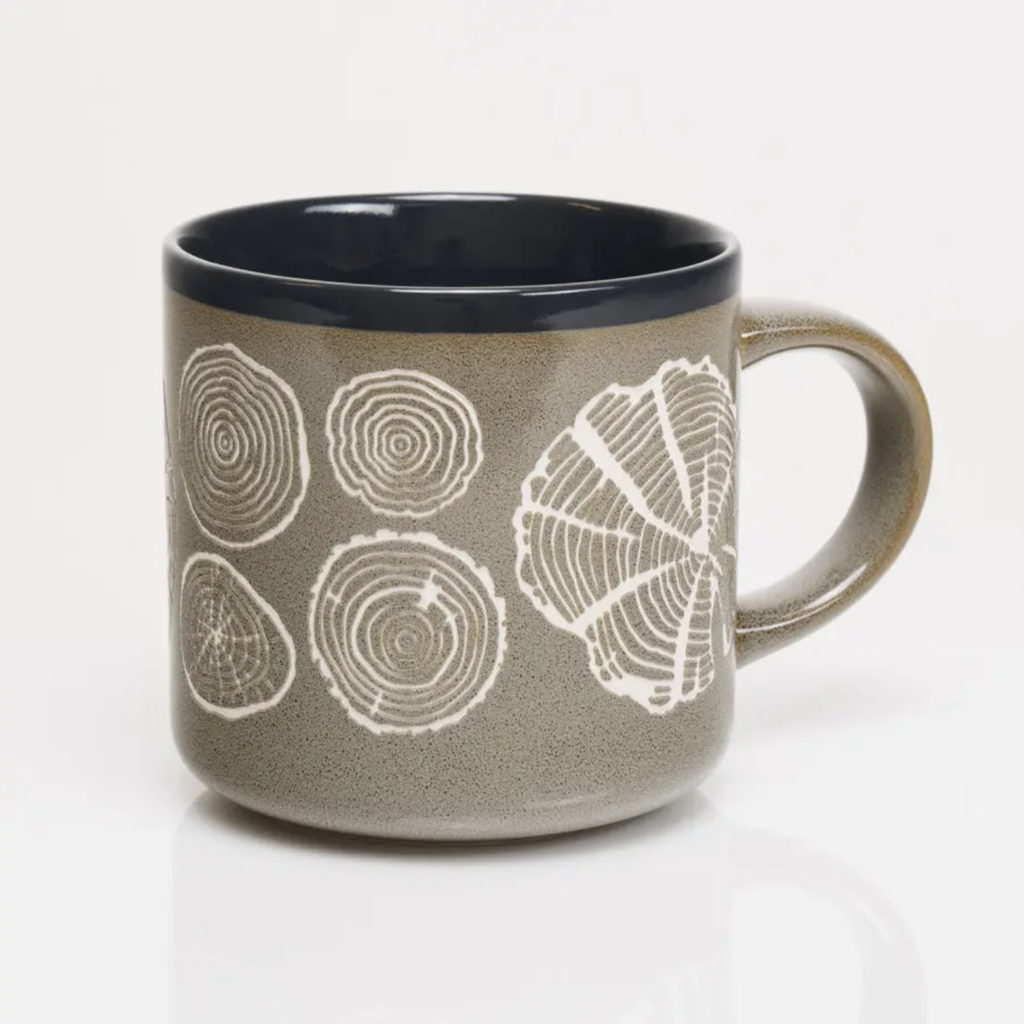 Tree Rings Ceramic Mug