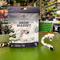 Northwoods Bricks Snow Wasset 59pc Brick Set