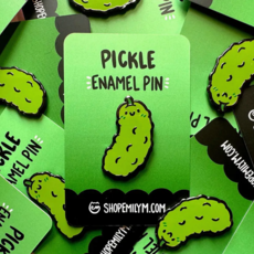 Shop Emily M Pickle Enamel Pin