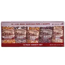 Amish Country Popcorn Popcorn Variety 10 Pack (4 oz Bags)