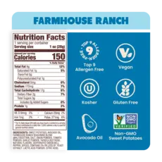 Farmhouse Ranch- Sweet Potato Chips