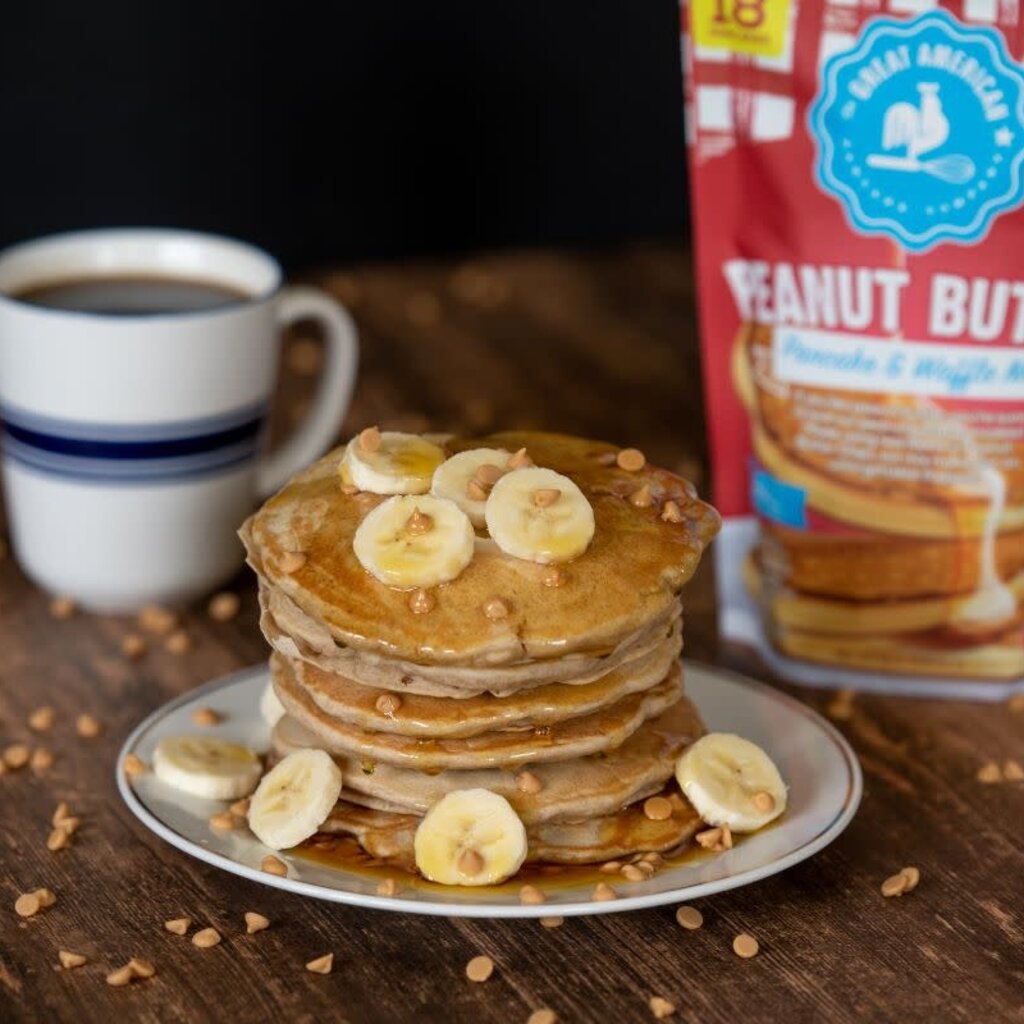 Great American Pancake Company Peanut Butter Gourmet Pancake & Waffle Mix