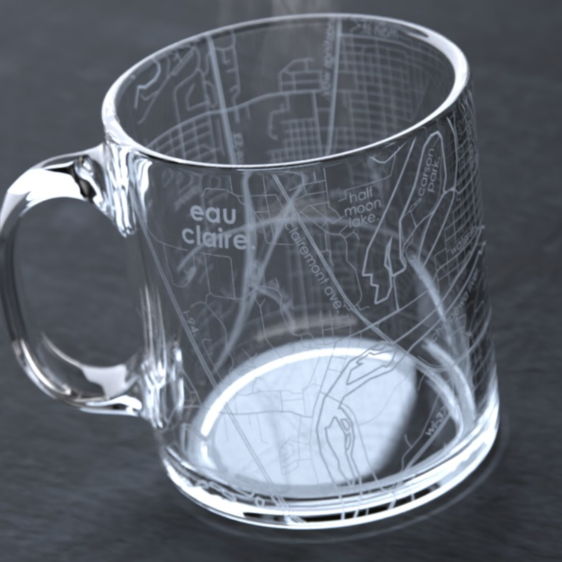 Home Town Map Coffee Mug