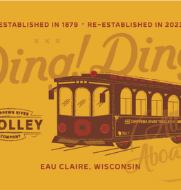 Volume One Chippewa River Trolley Postcard -- Ding! Ding!
