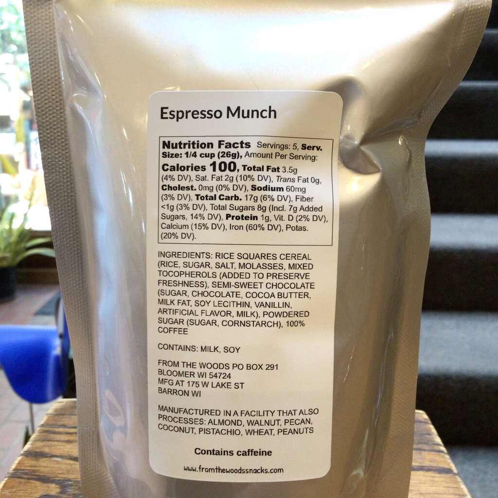 From the Woods Gourmet Snacks Espresso Munch