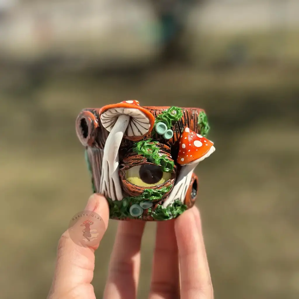 Making Olas Tree Spirit Plant Pot - 3 In