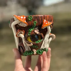 Making Olas Tree Spirit Plant Pot - 3 In