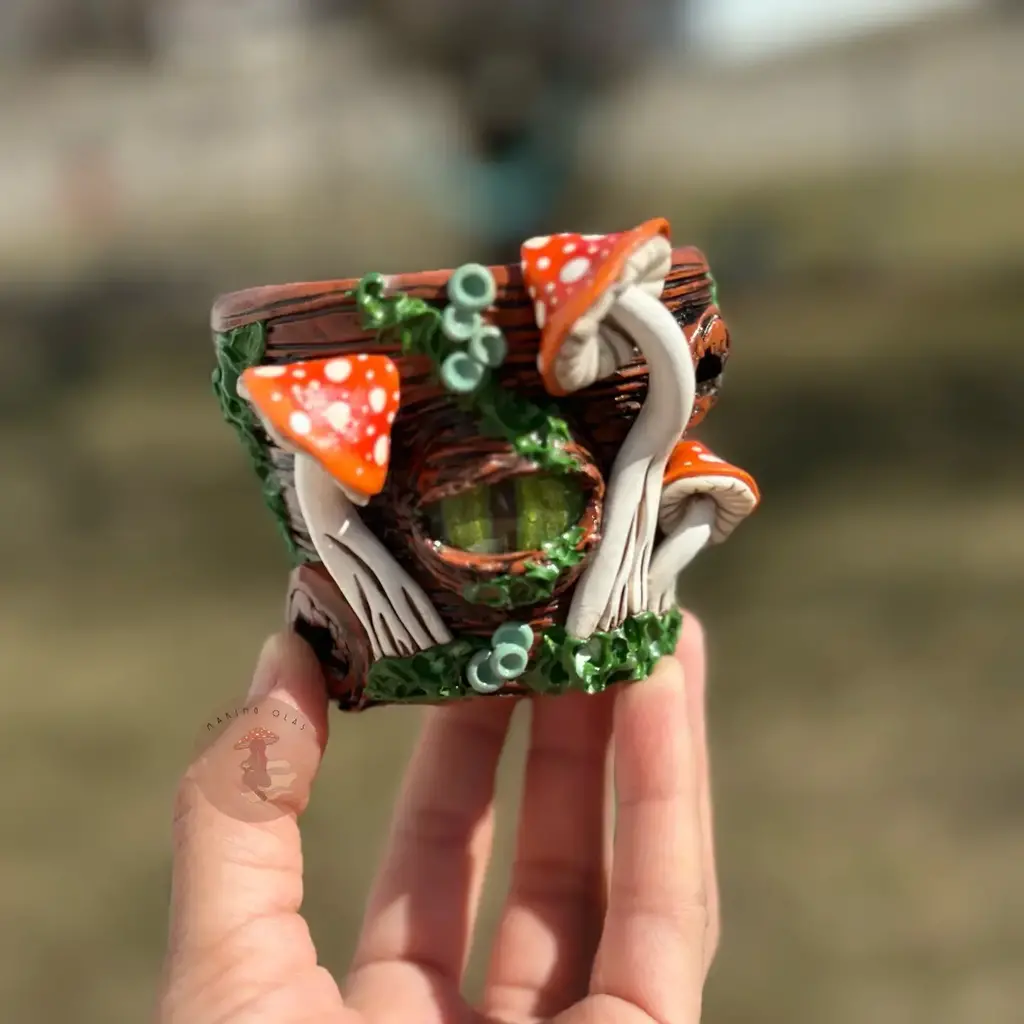 Making Olas Tree Spirit Plant Pot - 3 In