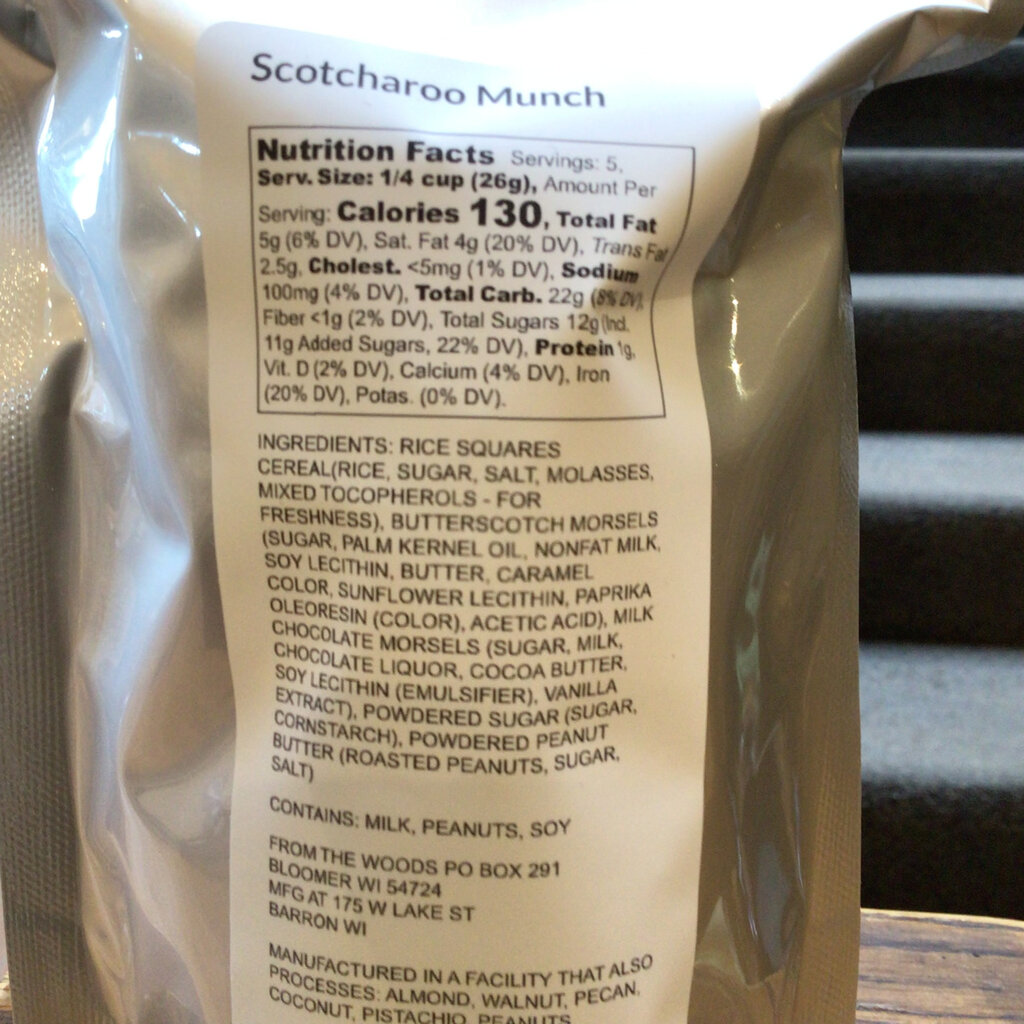 From the Woods Gourmet Snacks Scotcharoo Munch