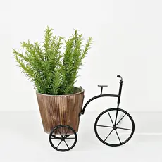 Metal Bicycle Planter