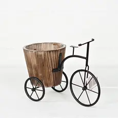 Metal Bicycle Planter
