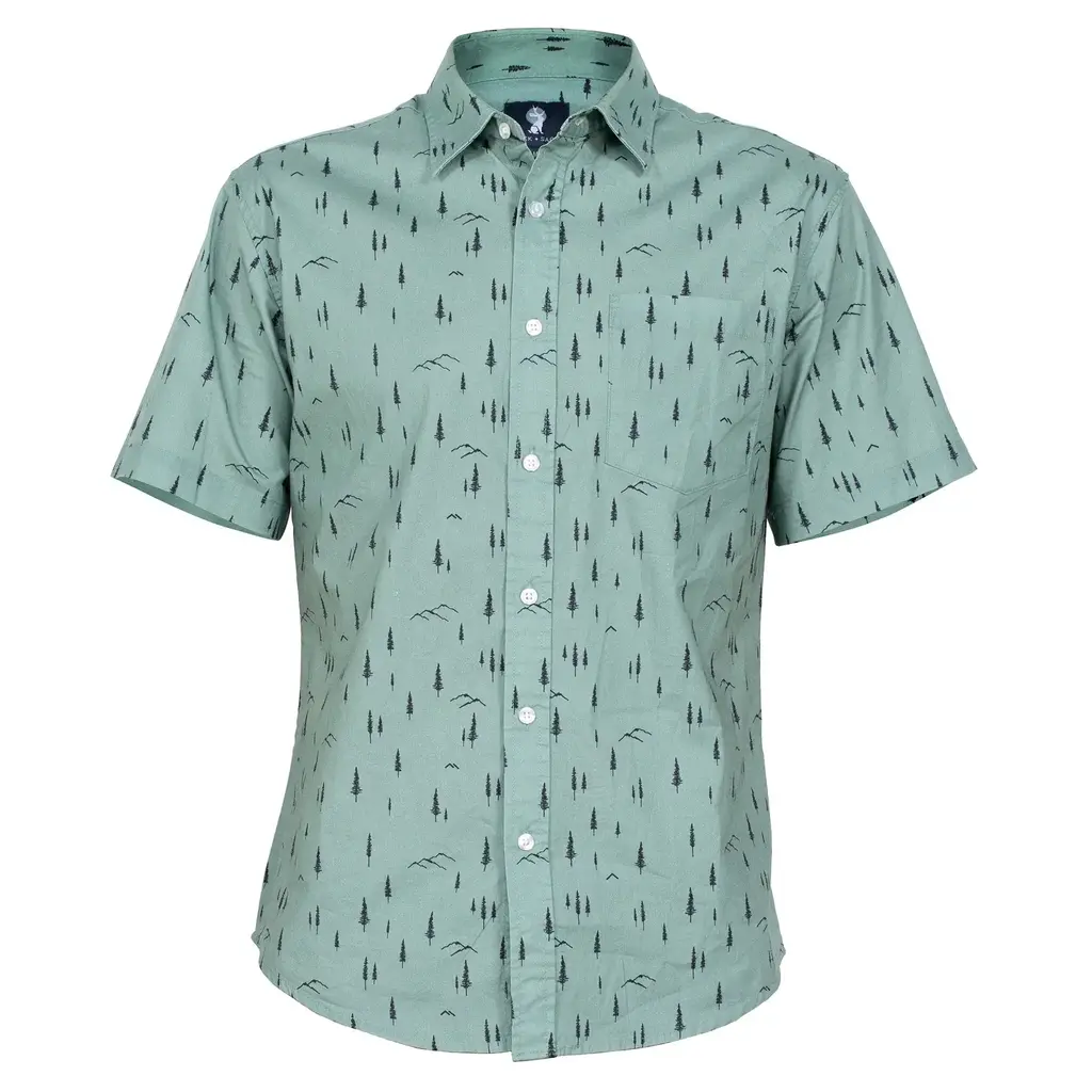 Evergreen Camp Button Up Shirt