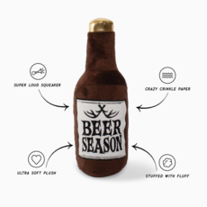 Petshop by Fringe Studio Beer Season Antlers Plush Dog Toy