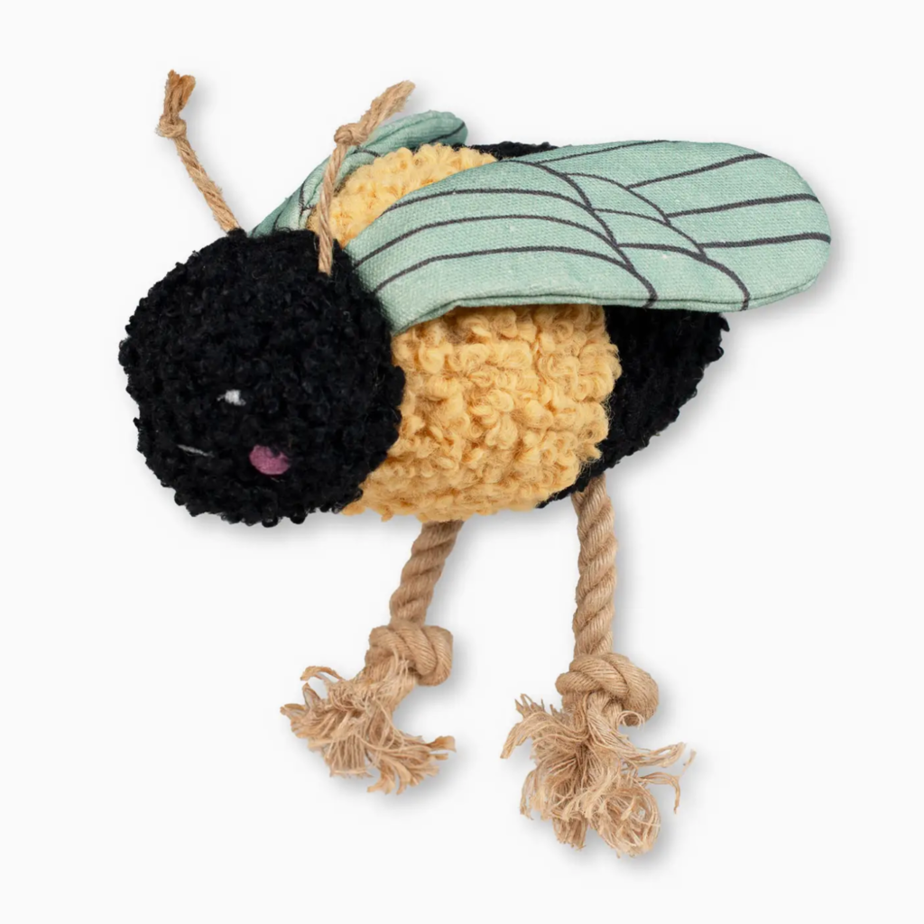 Mrs. Bee Mixed Material Dog Toy