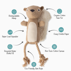 Petshop by Fringe Studio Earth Friendly Dog Toy - Bring More Nuts!