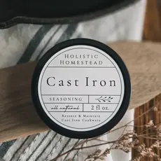Holistic Homestead Cast Iron Seasoning