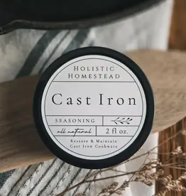 Holistic Homestead Cast Iron Seasoning