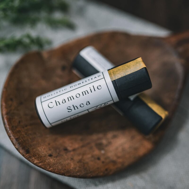 Holistic Homestead Herbal Lip Balm Chamomile Shea