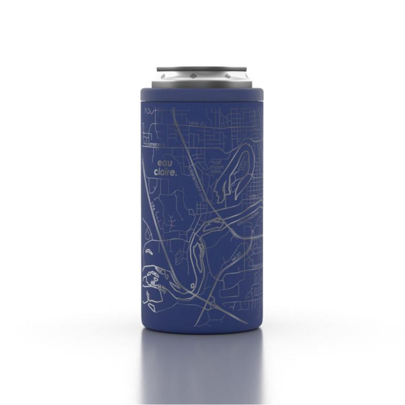 Insulated 16oz Tall Can Cooler - Midnight Blue