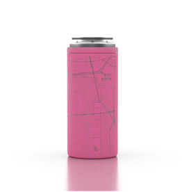 Insulated 12 oz Slim Can Cooler - Sunset Pink