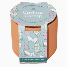 Tiny Terracotta Pet Grow Kits- Curious Catnip