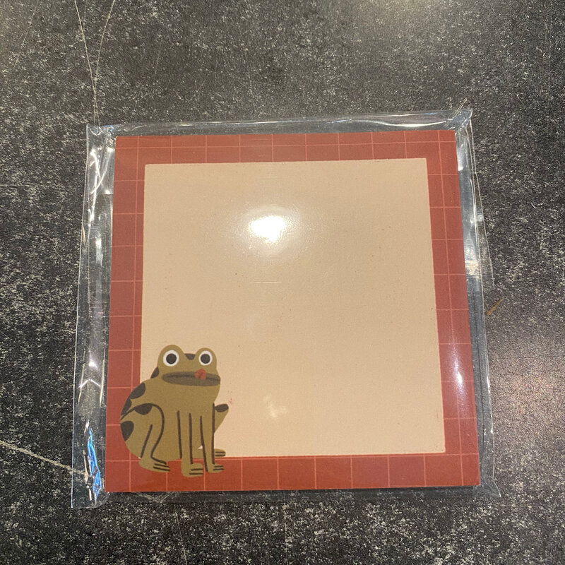 Lily Wenndt Illustration Frog Notepad