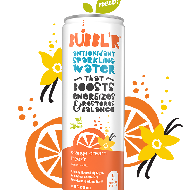Bubbl'r Sparkling Water - Orange Dream Freez’r