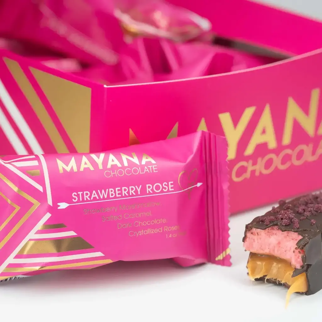 Mayana Chocolate Mayana - Strawberry Rose Mini