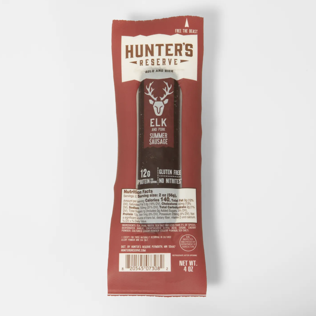 Hunter's Reserve Summer Sausage - Elk  (4 oz.)