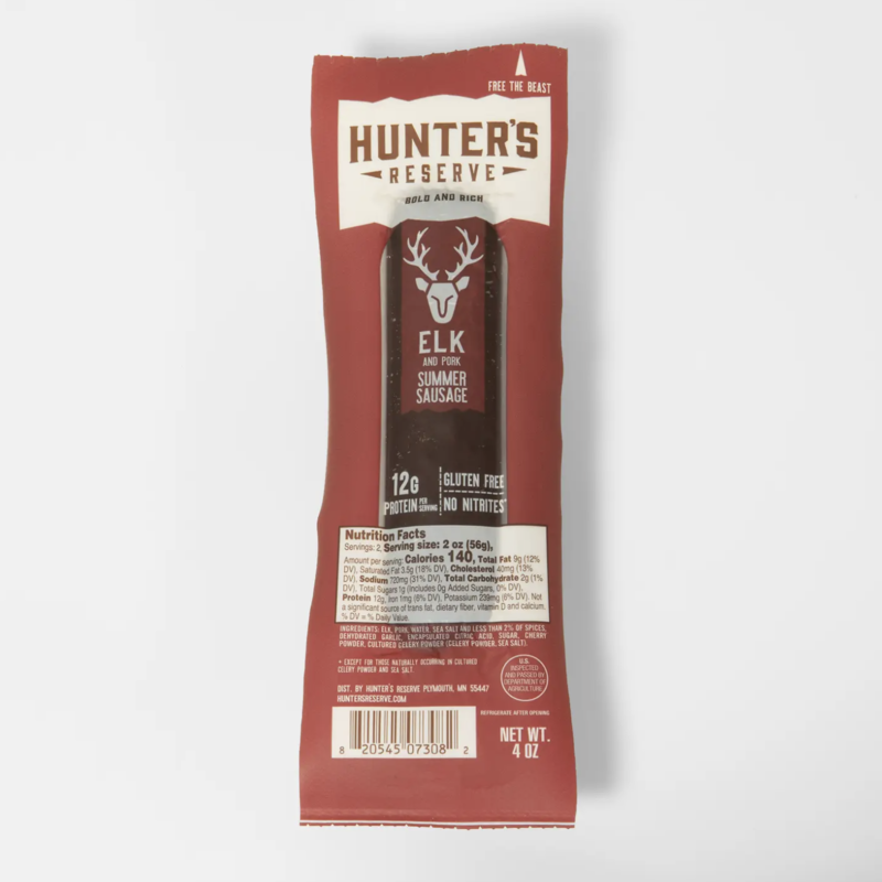 Hunter's Reserve Summer Sausage - Elk  (4 oz.)