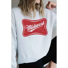 Blume Midwest Graphic Sweatshirt - ASH