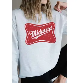 Blume Midwest Graphic Sweatshirt - ASH