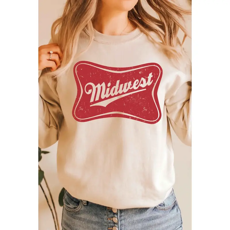 Midwest Graphic Sweatshirt - SAND