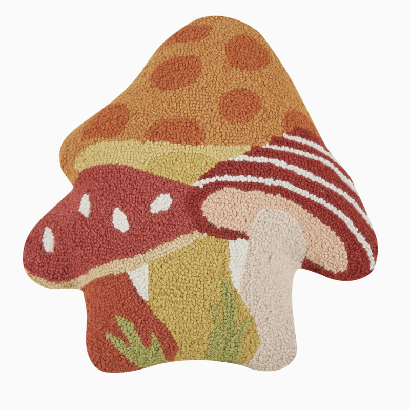 3 Mushroom Shaped Hook Pillow