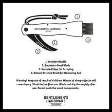 Gentlemen's Hardware Foraging Knife Tool