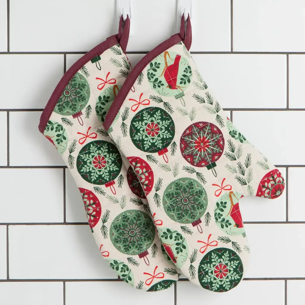 Now Designs by Danica Oven Mitt -Good Tidings