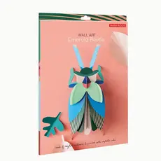 Studio Roof Wall Decoration - Emerald Beetle
