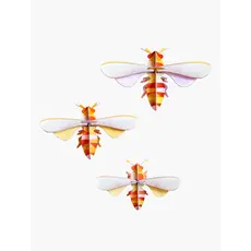 Studio Roof Wall Decoration - Honey Bees, Set of 3