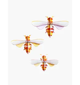 Studio Roof Wall Decoration - Honey Bees, Set of 3