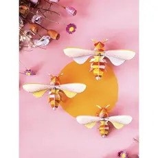 Studio Roof Wall Decoration - Honey Bees, Set of 3