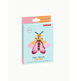 Studio Roof Wall Decoration - Pink Bee