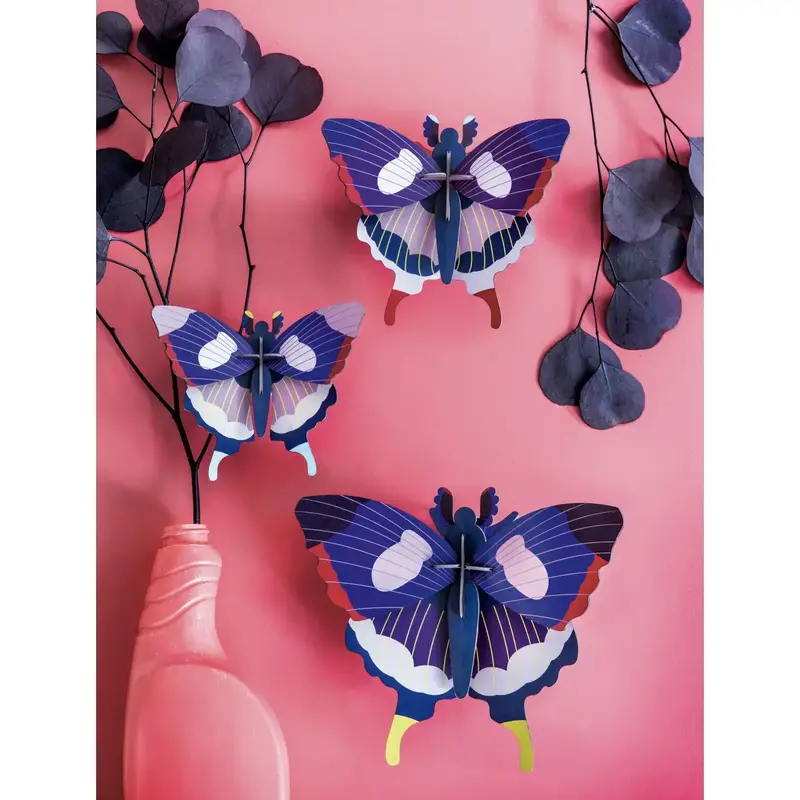 Studio Roof Wall Decoration - Swallowtail Butterflies, Set of 3