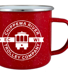 Twin Cities Print Trolley Enamel Mug