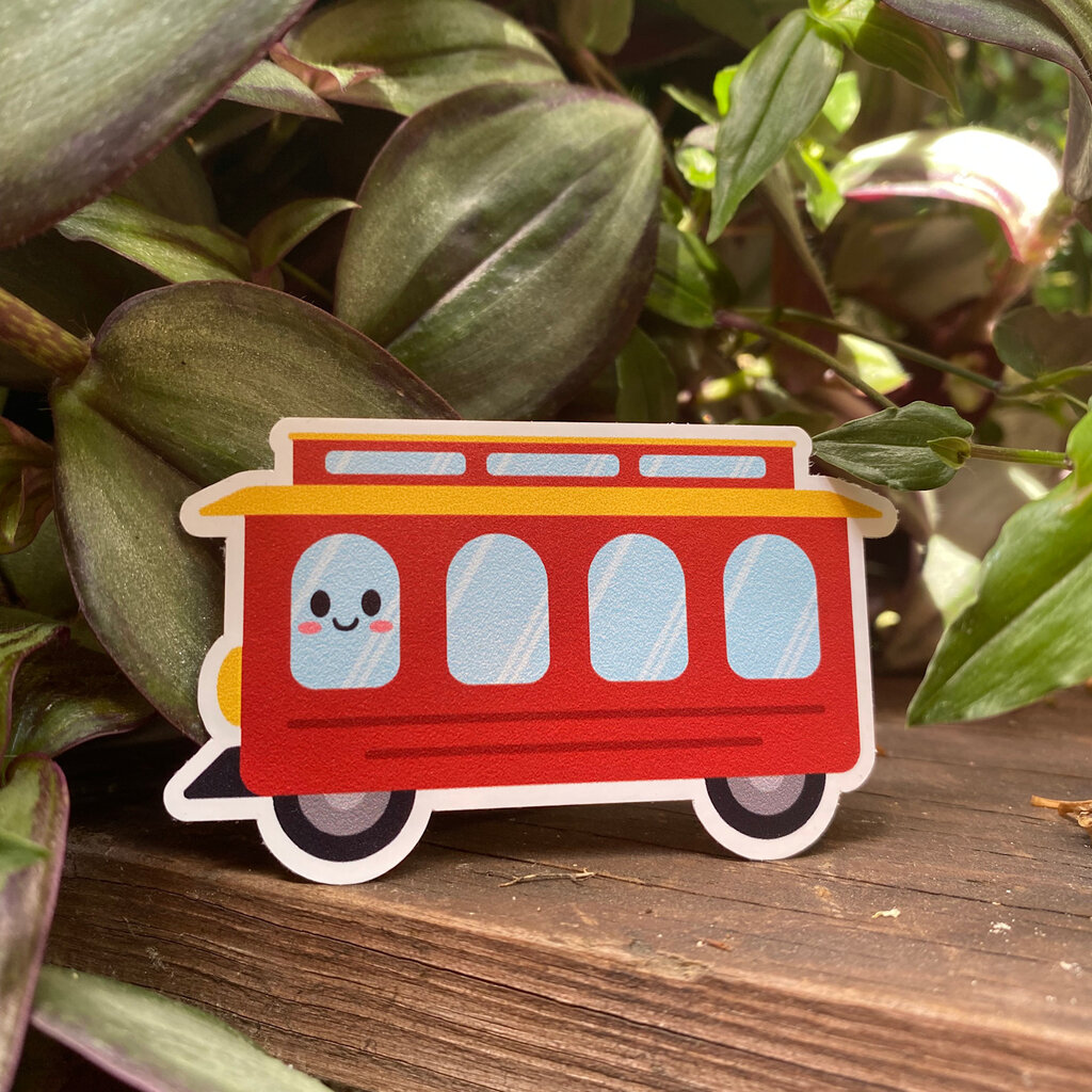 The Sticker Spot Trolley Sticker