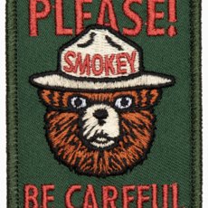 The Landmark Project Be Careful Embroidered Patch