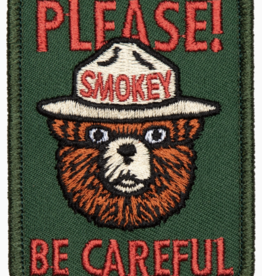 Be Careful Embroidered Patch
