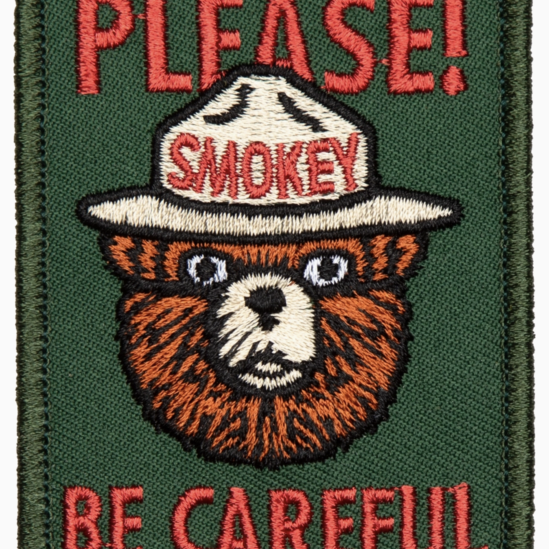 The Landmark Project Be Careful Embroidered Patch
